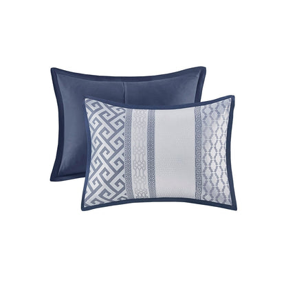 Set copripiumino jacquard geometrico da 7 pezzi Madison Park Christian