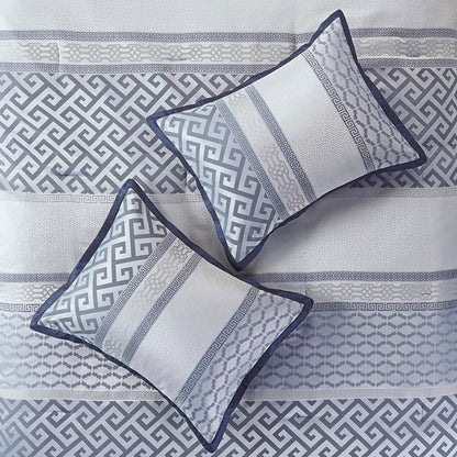 Set copripiumino jacquard geometrico da 7 pezzi Madison Park Christian