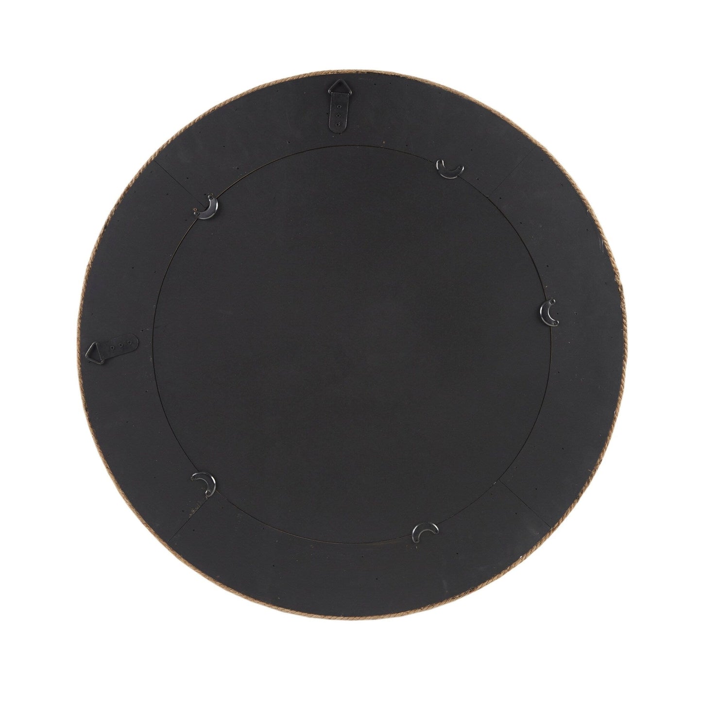 Specchio da parete rotondo in corda di iuta naturale Madison Park Cove 26