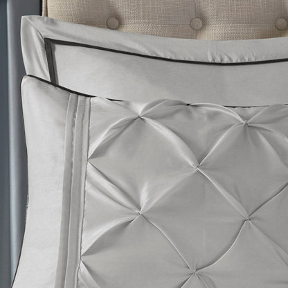 Madison Park Essentials Loretta 24 pezzi Room in a Bag con pannelli per finestre e set di lenzuola