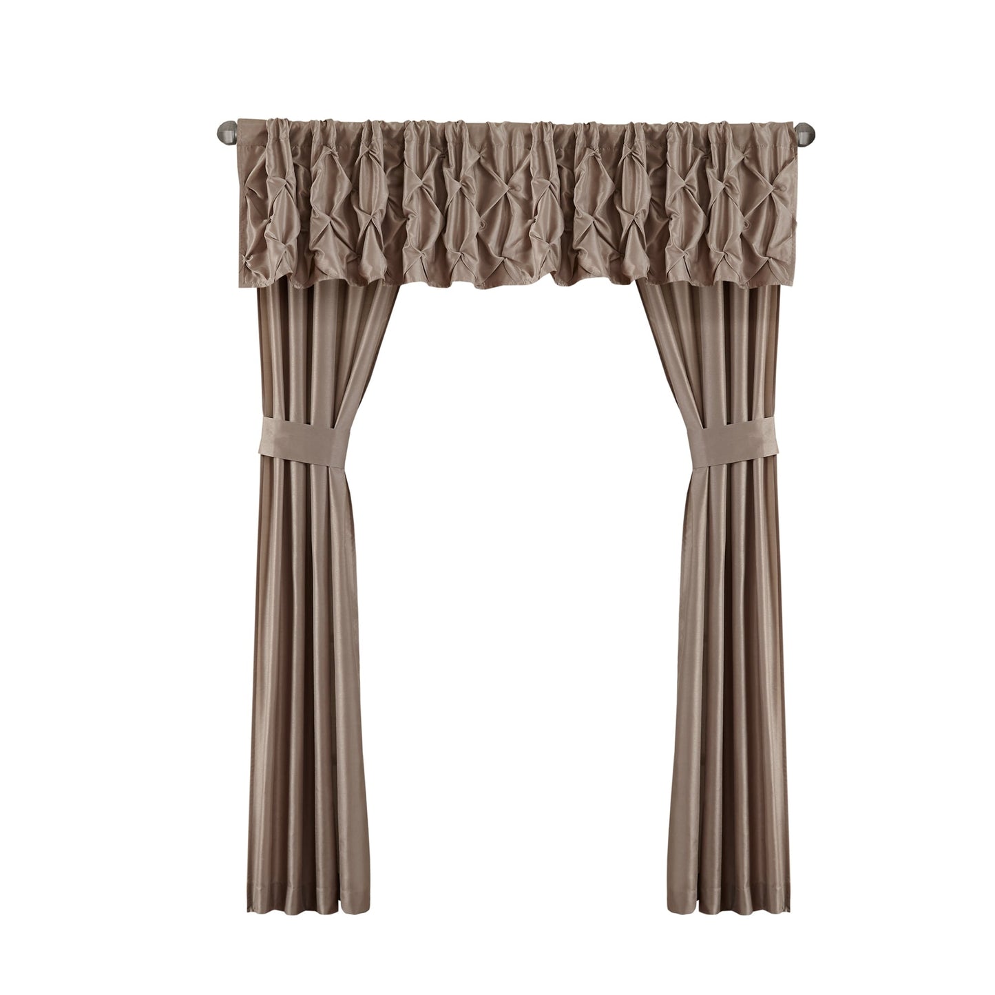 Madison Park Essentials Loretta 24 pezzi Room in a Bag con pannelli per finestre e set di lenzuola