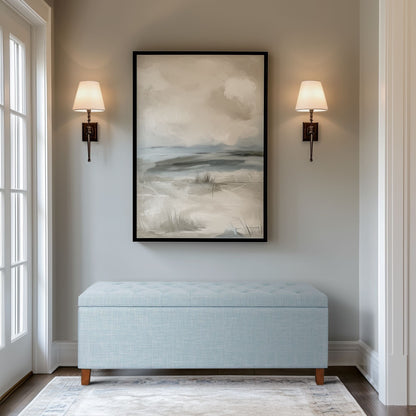 Panca contenitore imbottita con piano trapuntato Madison Park Sasha