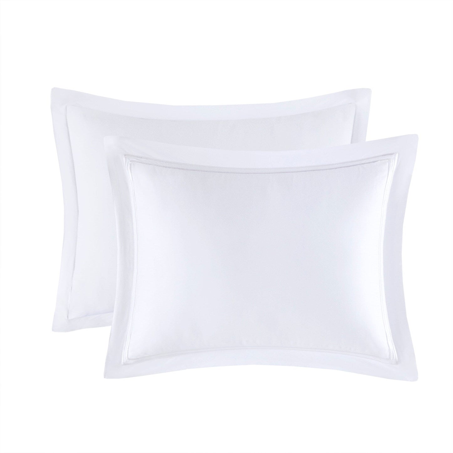 Set copripiumino ricamato Madison Park Signature Luxury Collection in raso di cotone 100%, 500 fili