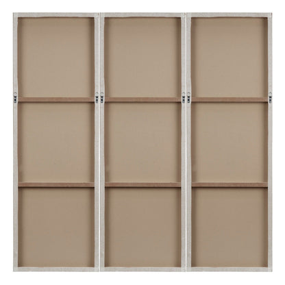 Madison Park Signature Sunburst Trittico dipinto a mano, set di 3 pezzi di arte murale in resina tridimensionale