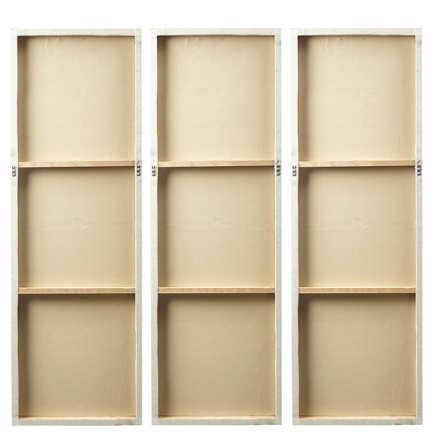 Madison Park Signature Sunburst Trittico dipinto a mano, set di 3 pezzi di arte murale in resina tridimensionale