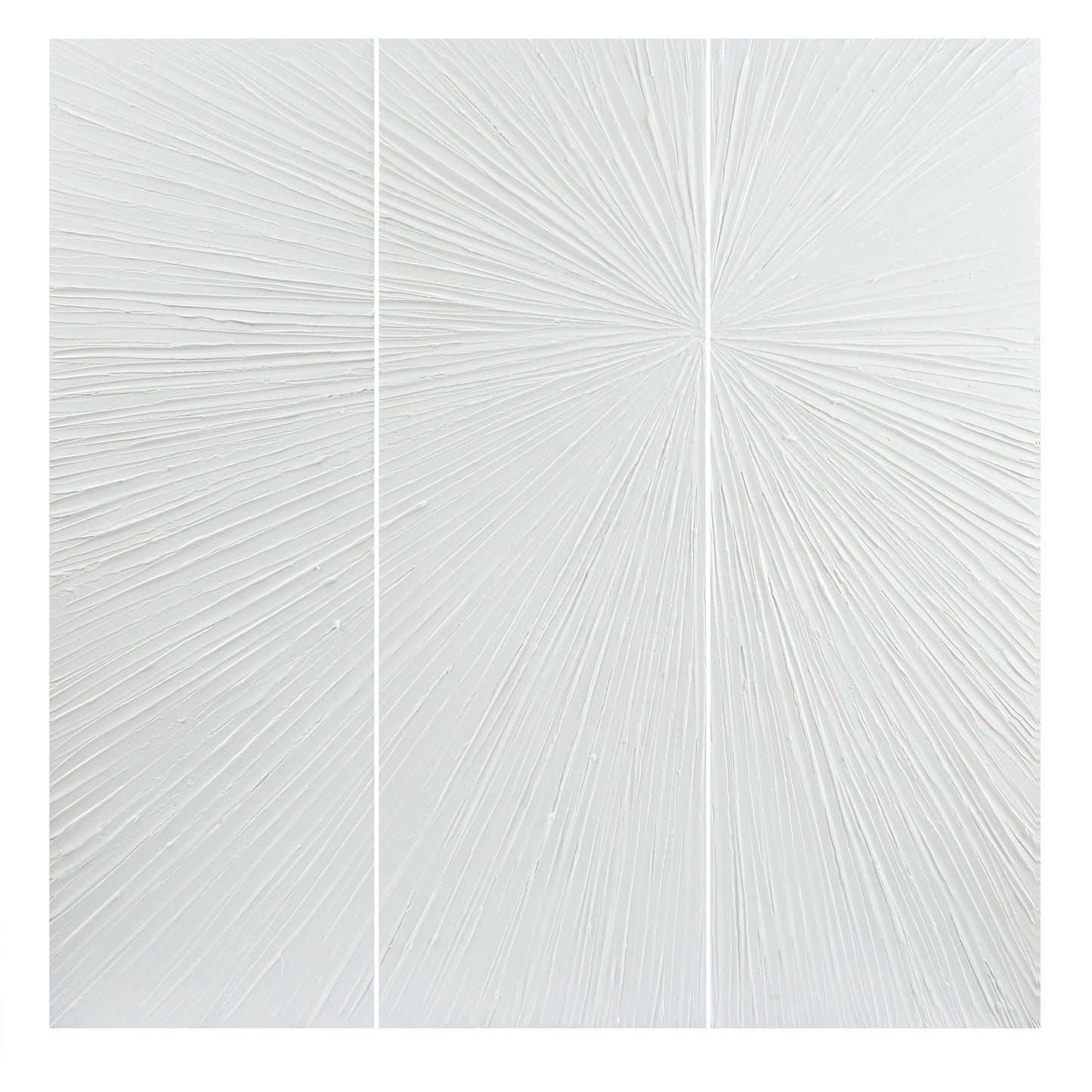 Madison Park Signature Sunburst Trittico dipinto a mano, set di 3 pezzi di arte murale in resina tridimensionale