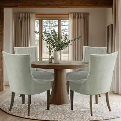 Sedie da pranzo laterali Madison Park Signature Ultra imbottite con gambe in legno (set da 2) - N/D