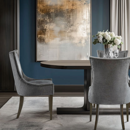 Sedie da pranzo laterali Madison Park Signature Ultra imbottite con gambe in legno (set da 2) - N/D