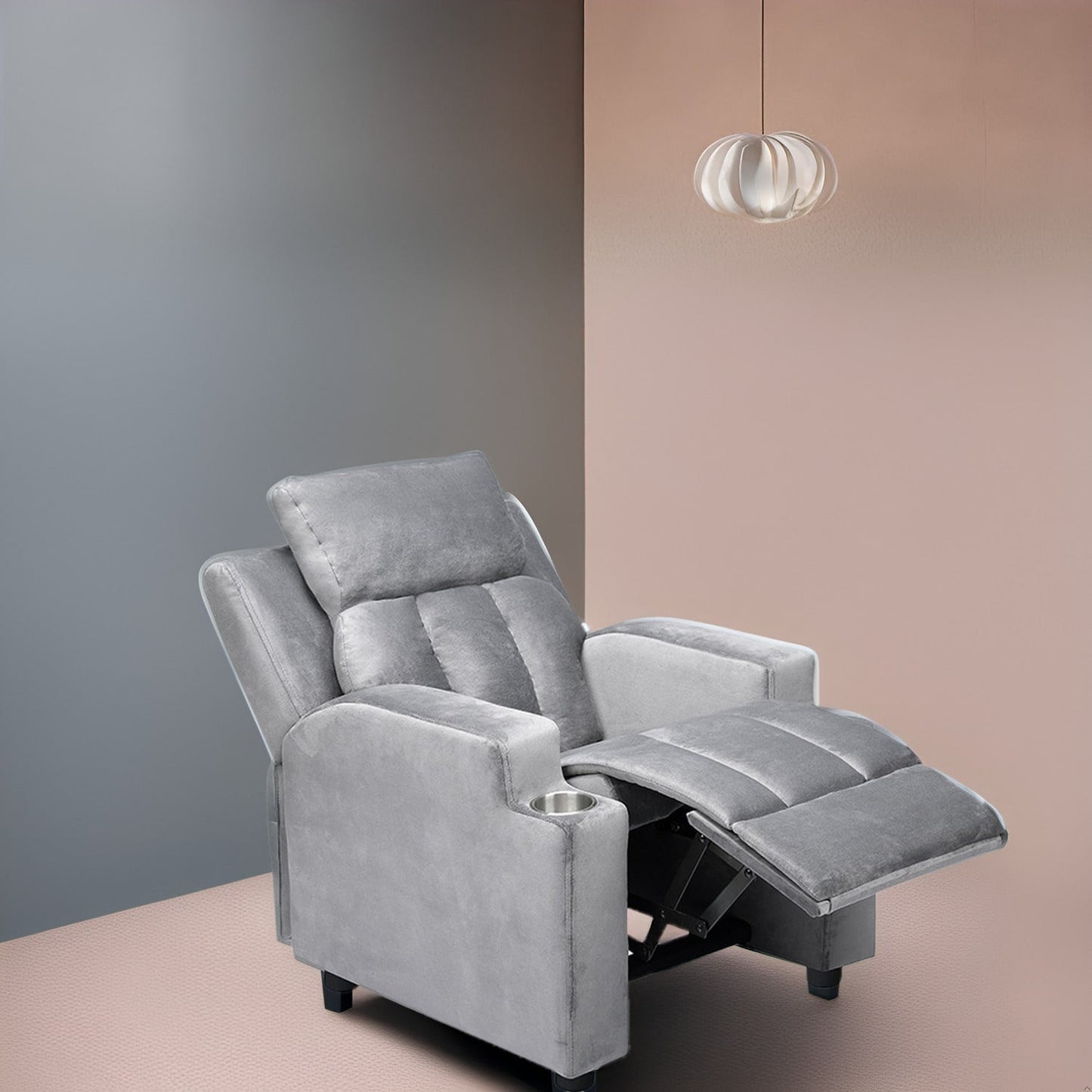 Sedili magici per supereroi e principesse, poltrona reclinabile super deluxe per bambini con poggiapiedi, poggiatesta e 2 portabicchieri