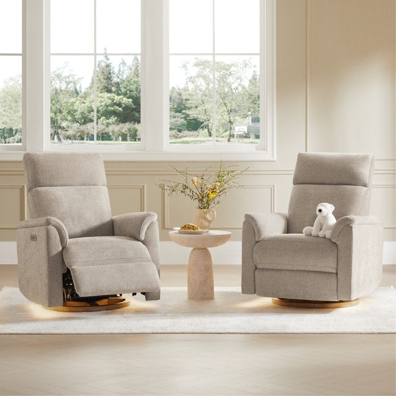 Poltrona reclinabile girevole elettrica per bambini Maire con luce notturna