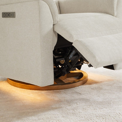 Poltrona reclinabile girevole elettrica per bambini Maire con luce notturna