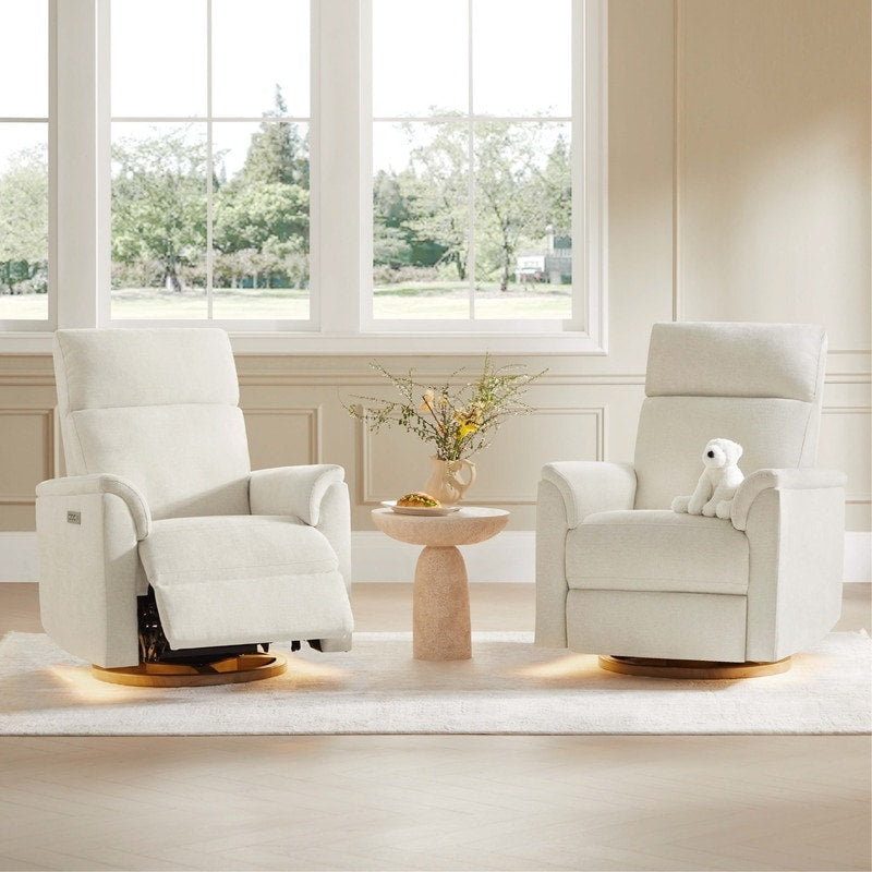 Poltrona reclinabile girevole elettrica per bambini Maire con luce notturna