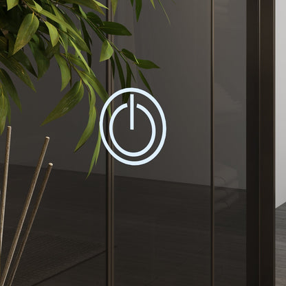 Set da toeletta per il trucco con specchio touch screen e sgabello