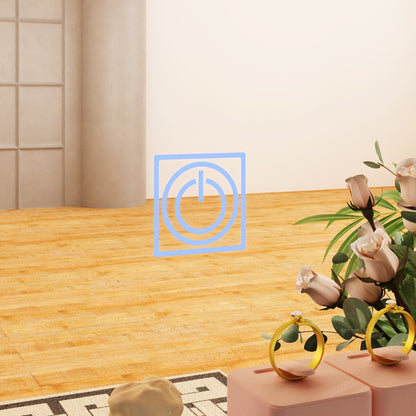 Tavolo da trucco con luce LED, specchio e sgabello