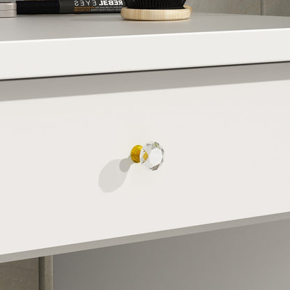 Tavolo da trucco con luce LED, specchio e sgabello