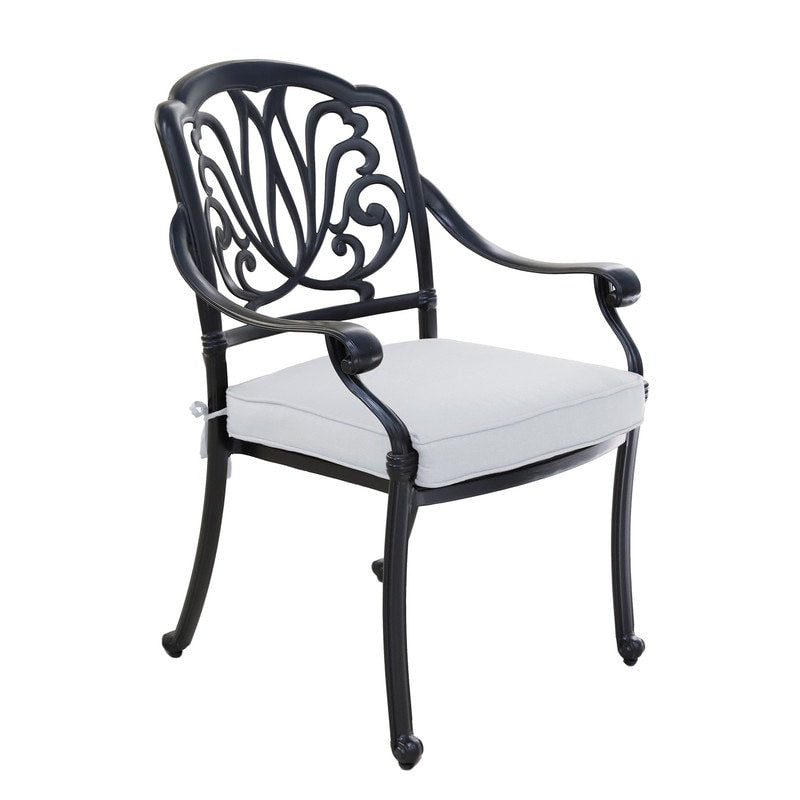 Set da pranzo Manasquan da 13 pezzi in alluminio color canna di fucile di Havenside Home