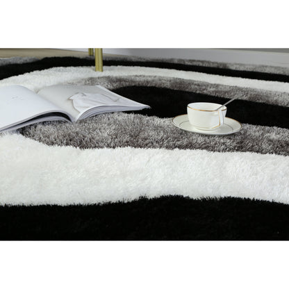 Tappeto dal design astratto Mateos Shag