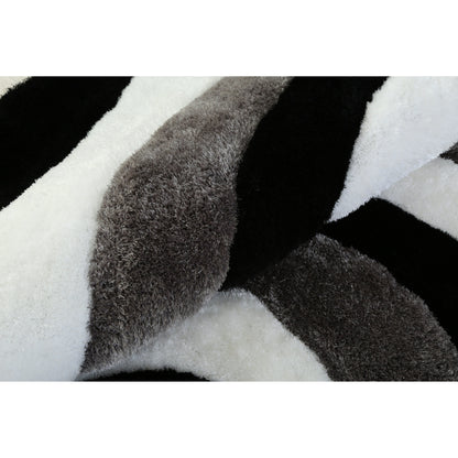 Tappeto dal design astratto Mateos Shag