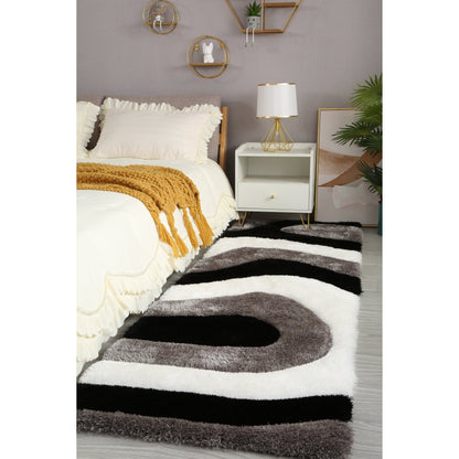 Tappeto dal design astratto Mateos Shag