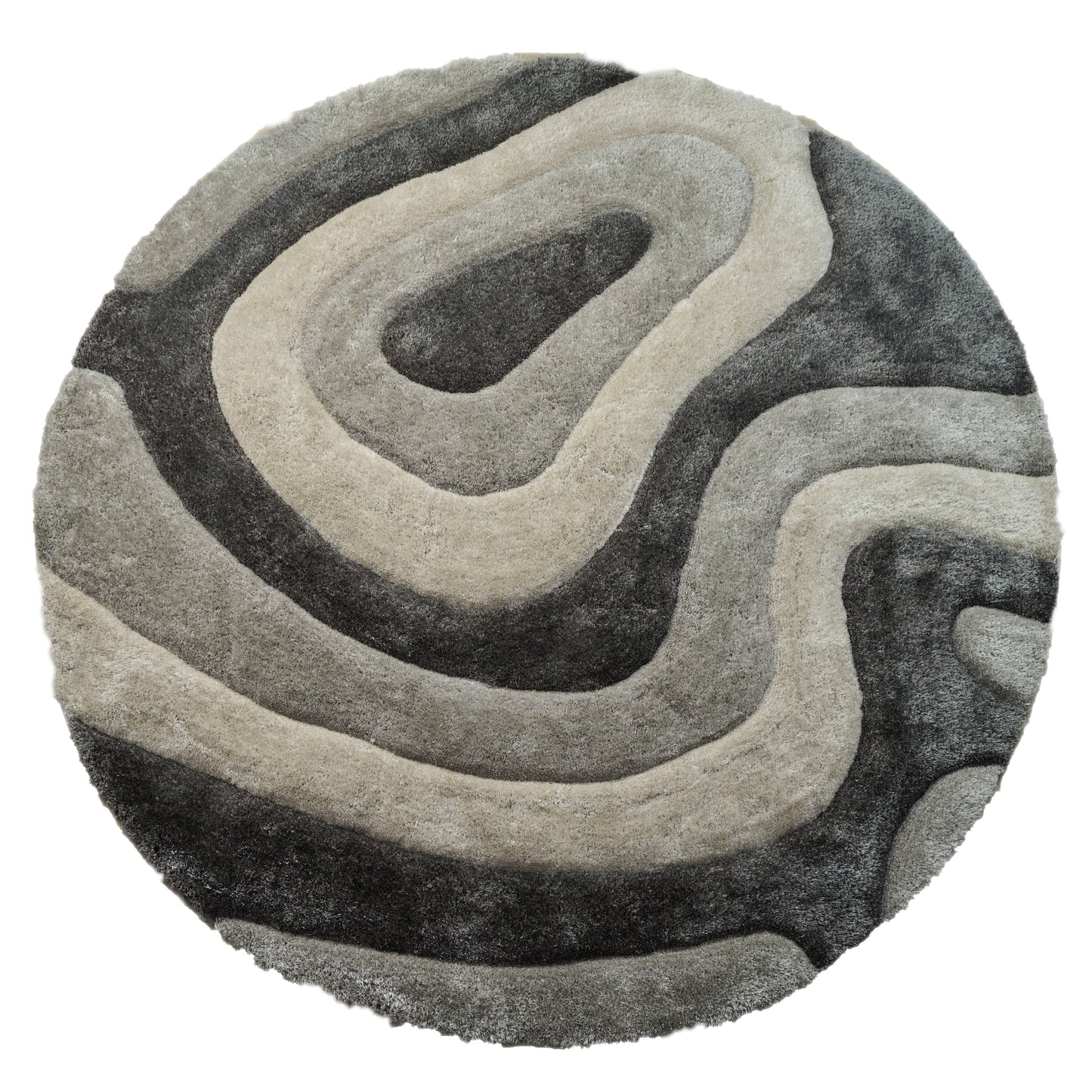 Tappeto dal design astratto Mateos Shag