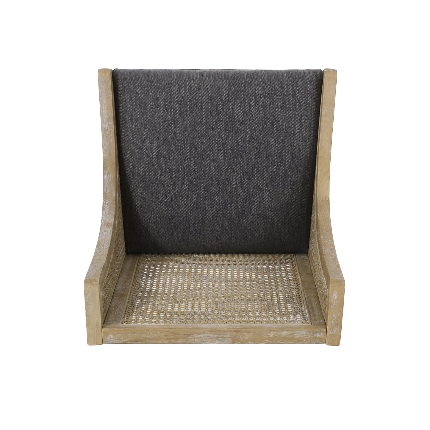 Sedie da pranzo imbottite in canna e legno Maurers (set di 2) di Christopher Knight Home