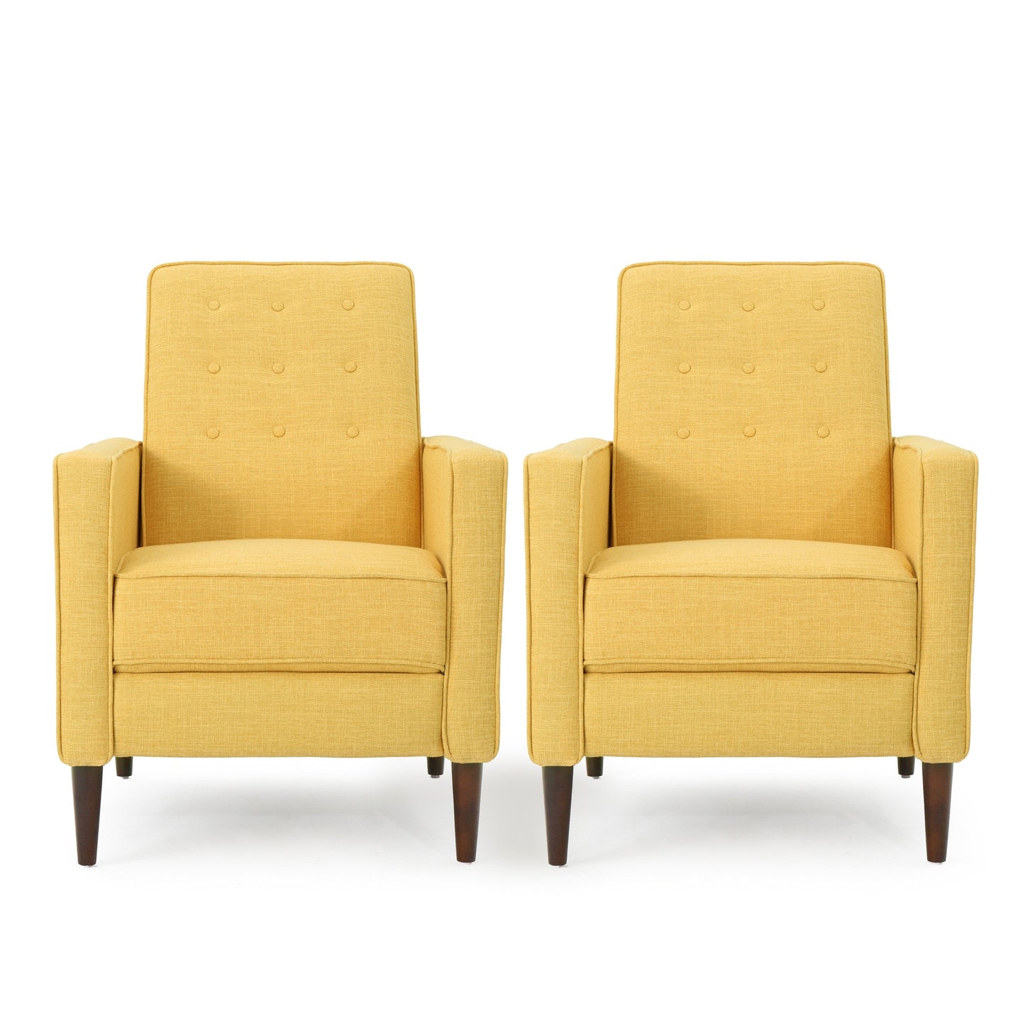 Poltrona reclinabile Mervynn Button Tufted (set di 2) di Christopher Knight Home