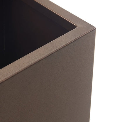 Fioriera metallica pesante per piante da esterno, 38Lx10Wx30H pollici di altezza e lunghezza, fioriera divisoria in metallo - 38x30x10