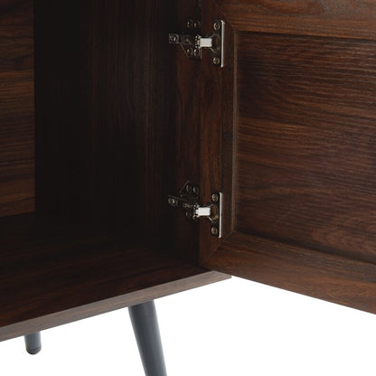 Mobile TV moderno di metà secolo per TV fino a 70 pollici, console multimediale per l'intrattenimento - 20,5'' A x 59'' L x 15,5'' P