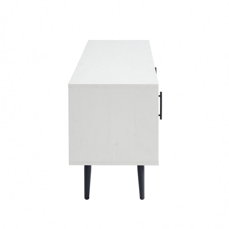 Mobile TV moderno di metà secolo per TV fino a 70 pollici, console multimediale per l'intrattenimento - 20,5'' A x 59'' L x 15,5'' P