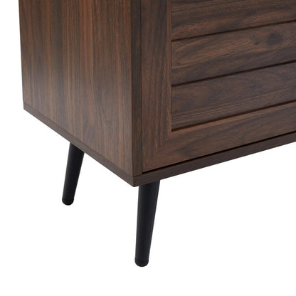 Mobile TV moderno di metà secolo per TV fino a 70 pollici, console multimediale per l'intrattenimento - 20,5'' A x 59'' L x 15,5'' P