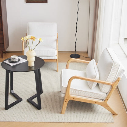 Poltrona imbottita moderna di metà secolo