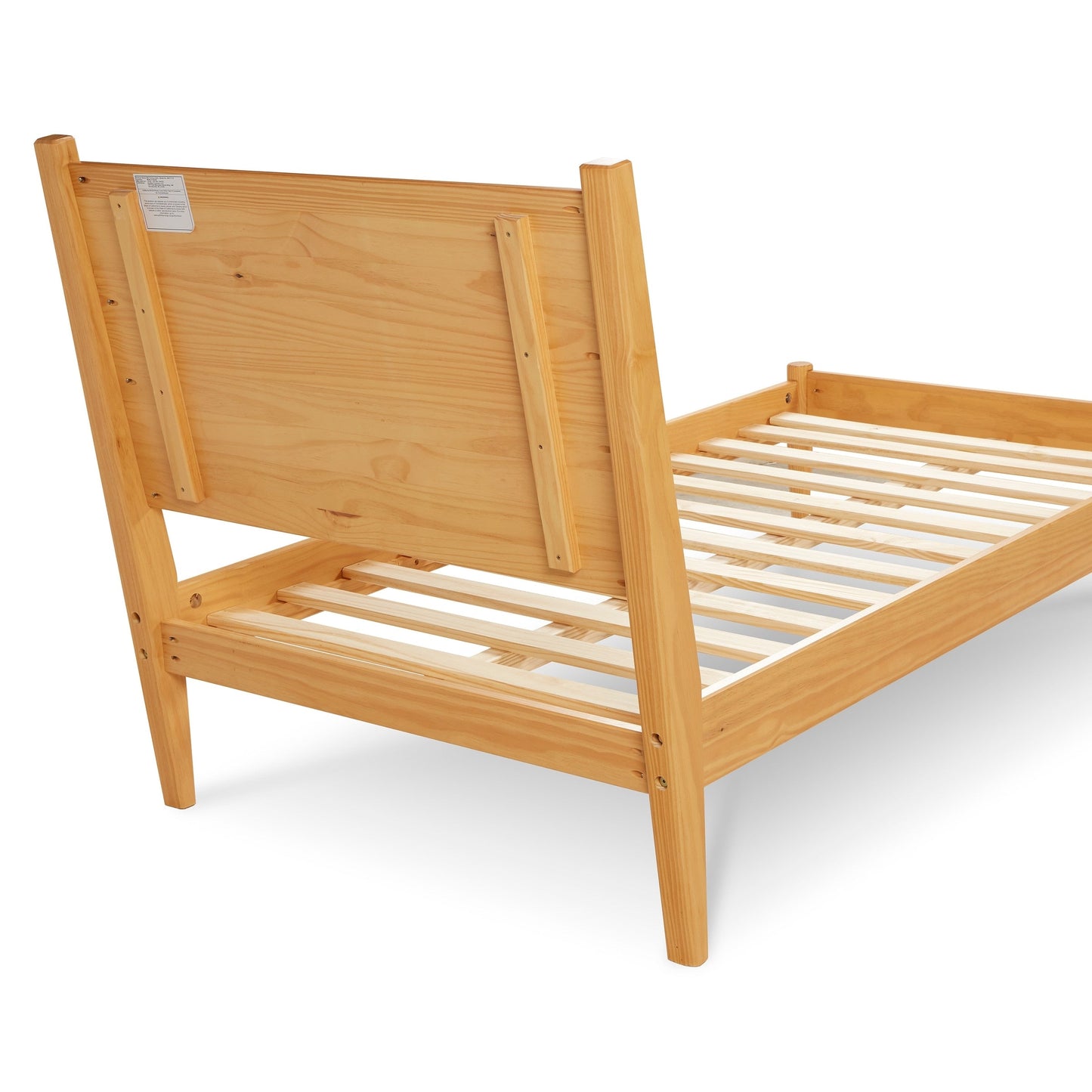 Letto a pannelli di metà secolo