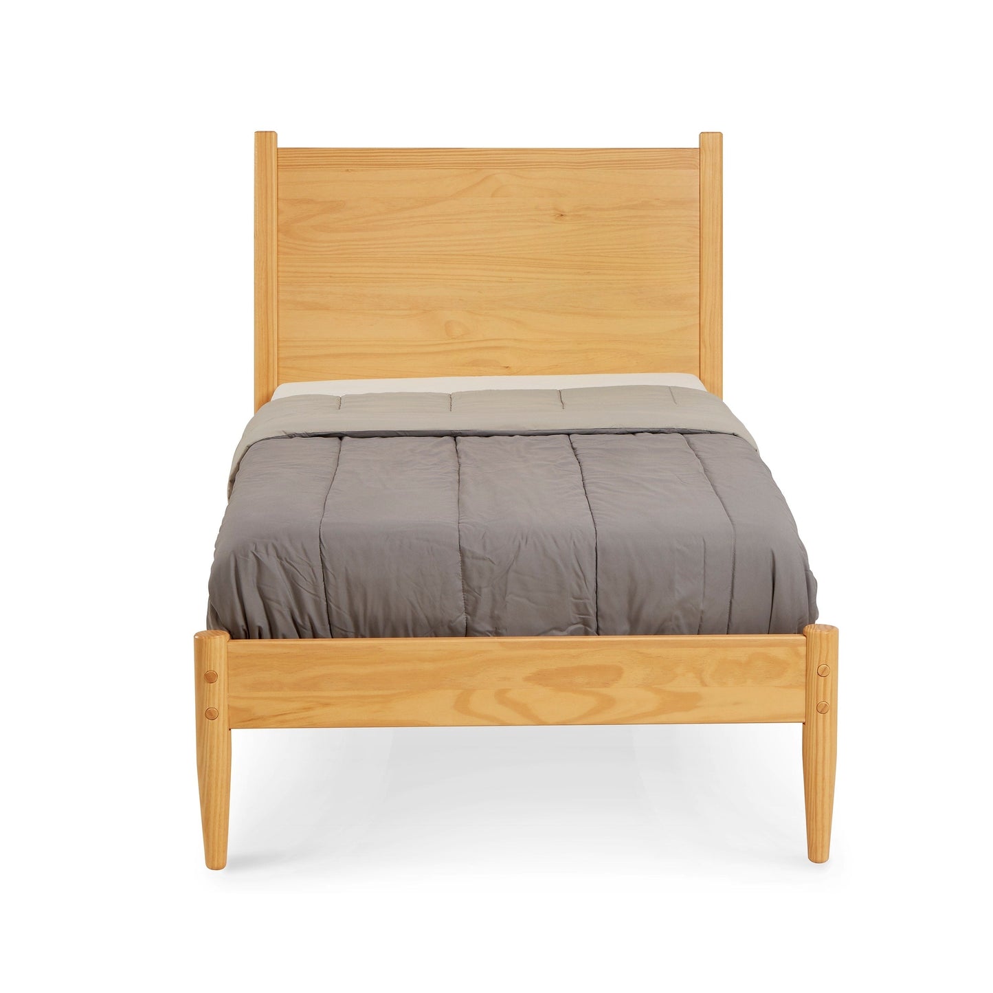 Letto a pannelli di metà secolo