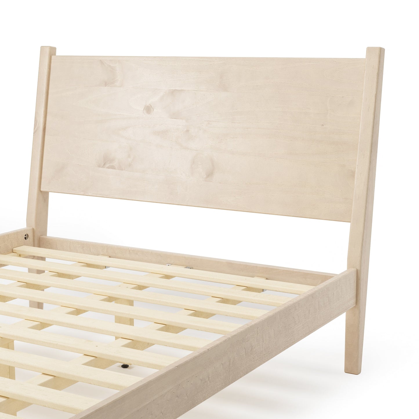 Letto a pannelli di metà secolo