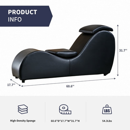 Sedia da yoga per interni Mixoy, sedia da yoga curva Chaise longue per adulti, esercizi di stretching e relax