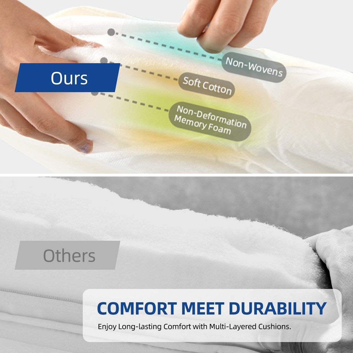 Moasis Set da bistrot per patio con mobili da esterno in vimini, 3 pezzi, 2 sedie e tavolino