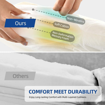 Moasis Set da bistrot per patio con mobili da esterno in vimini, 3 pezzi, 2 sedie e tavolino