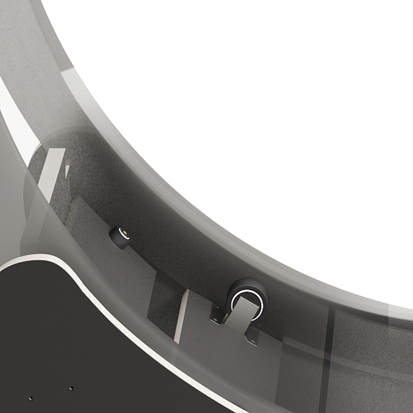 Moasis 43,3 pollici grande tapis roulant per gatti in legno con ruota da corsa e pista in moquette