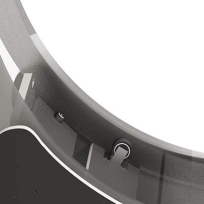 Moasis 43,3 pollici grande tapis roulant per gatti in legno con ruota da corsa e pista in moquette