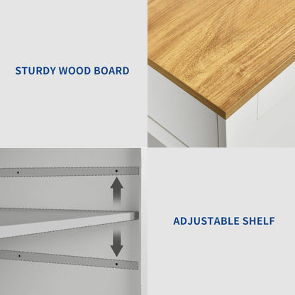 Carrello da cucina portatile con isola mobile da cucina Moasis da 53 pollici