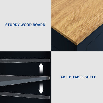 Carrello da cucina portatile con isola mobile da cucina Moasis da 53 pollici