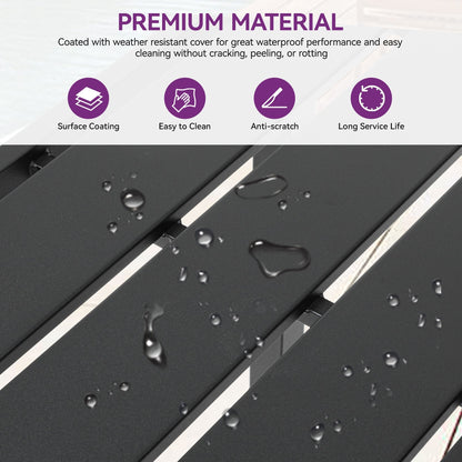 Tavolo da bar con ruote Moasis Patio in metallo