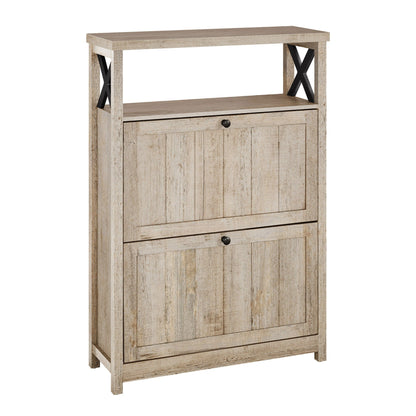 Moasis Scarpiera con 2 scomparti per ingresso e corridoio