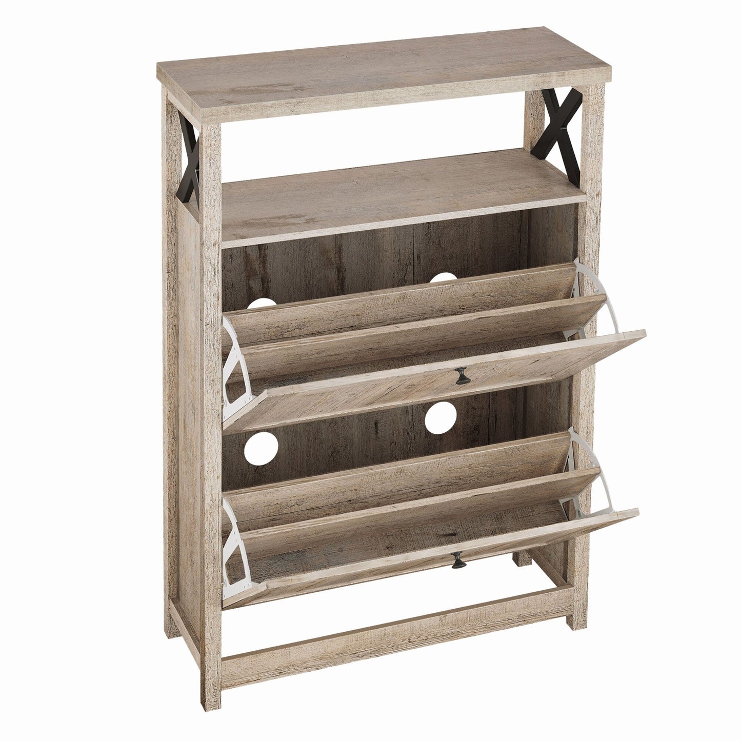 Moasis Scarpiera con 2 scomparti per ingresso e corridoio