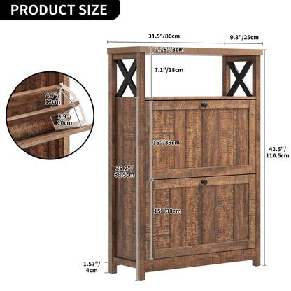 Moasis Scarpiera con 2 scomparti per ingresso e corridoio