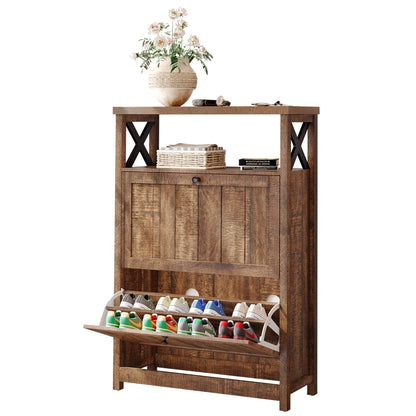 Moasis Scarpiera con 2 scomparti per ingresso e corridoio