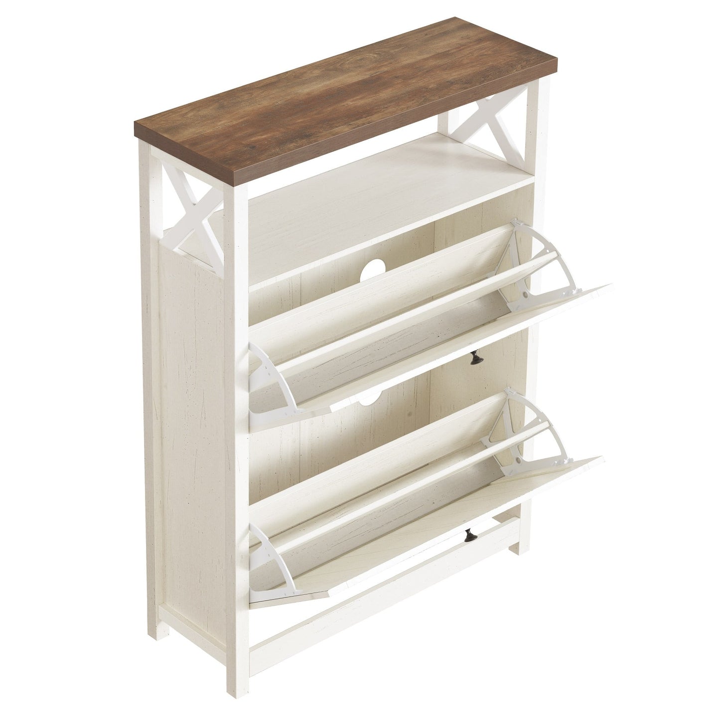 Moasis Scarpiera con 2 scomparti per ingresso e corridoio