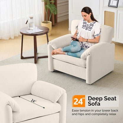 Poltrona moderna con orecchie di elefante, divano decorativo, seduta comoda per soggiorno e camera da letto