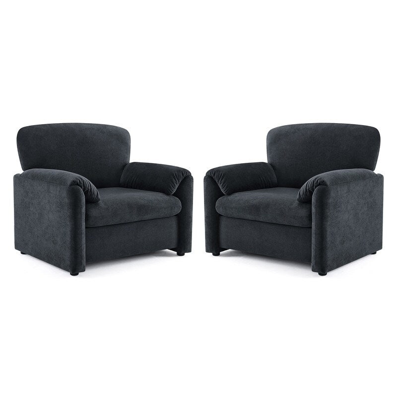 Poltrona moderna con orecchie di elefante, divano decorativo, seduta comoda per soggiorno e camera da letto