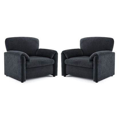 Poltrona moderna con orecchie di elefante, divano decorativo, seduta comoda per soggiorno e camera da letto